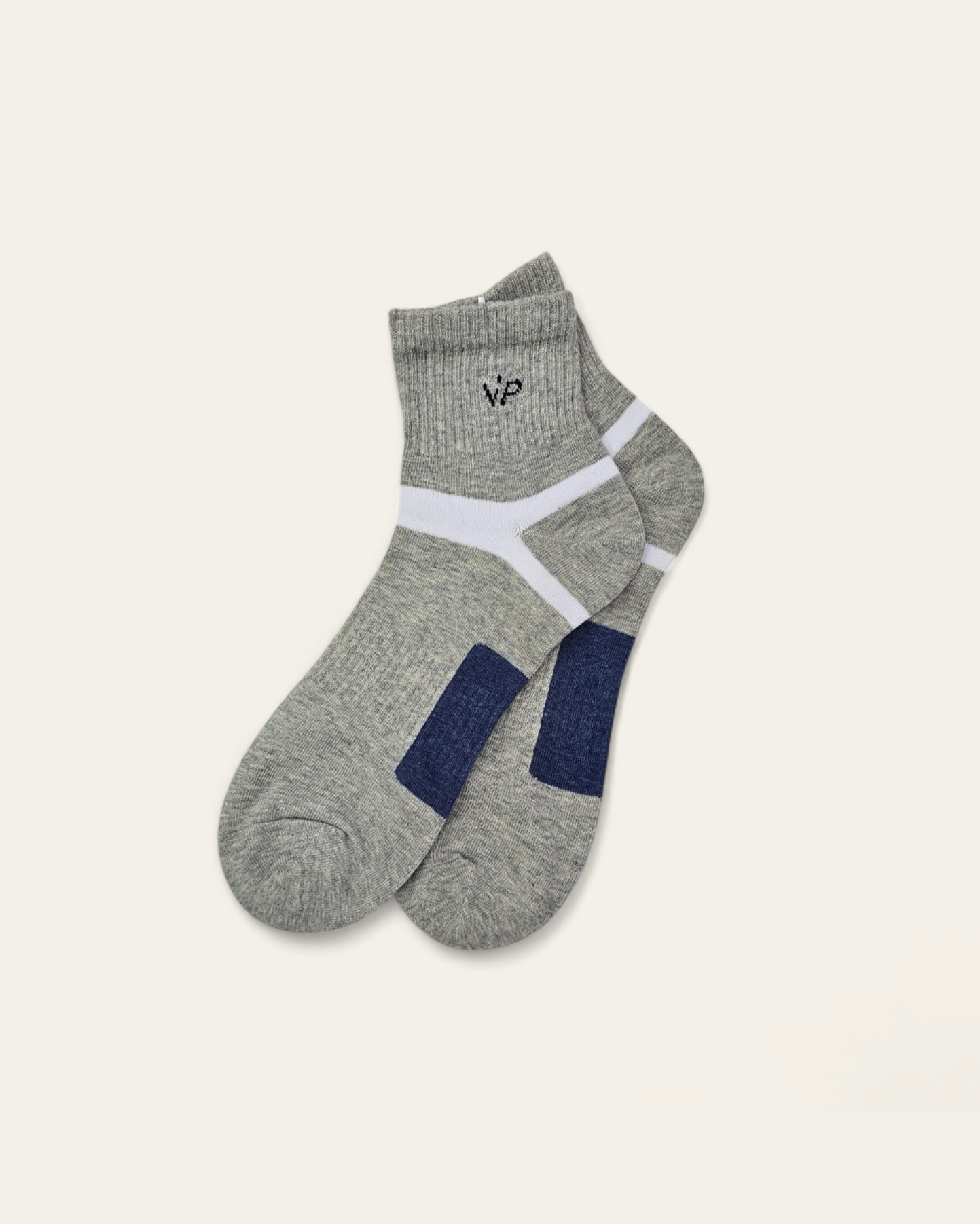 Mens Colorblock Cotton Ankle Socks Set