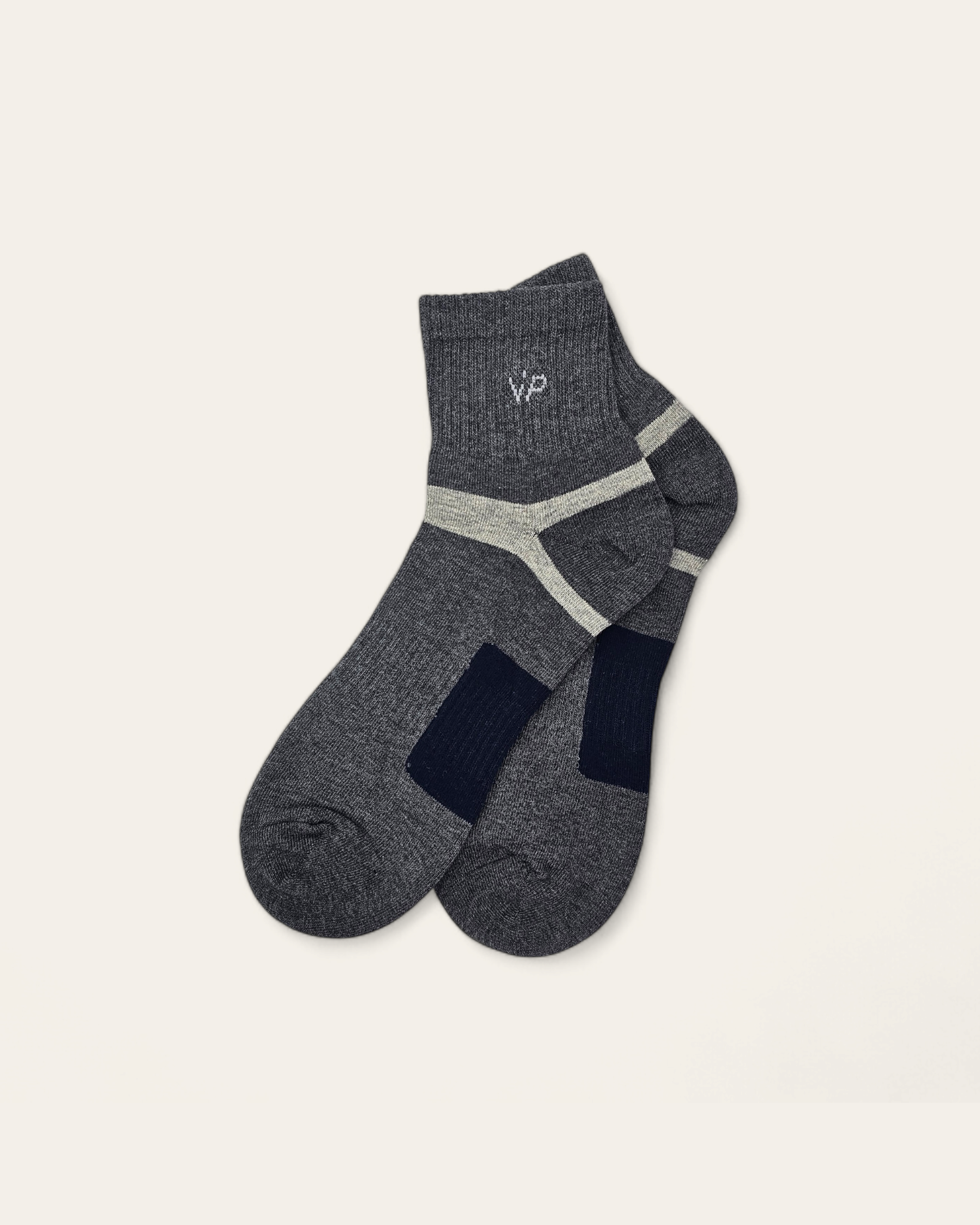 Mens Colorblock Cotton Ankle Socks Set