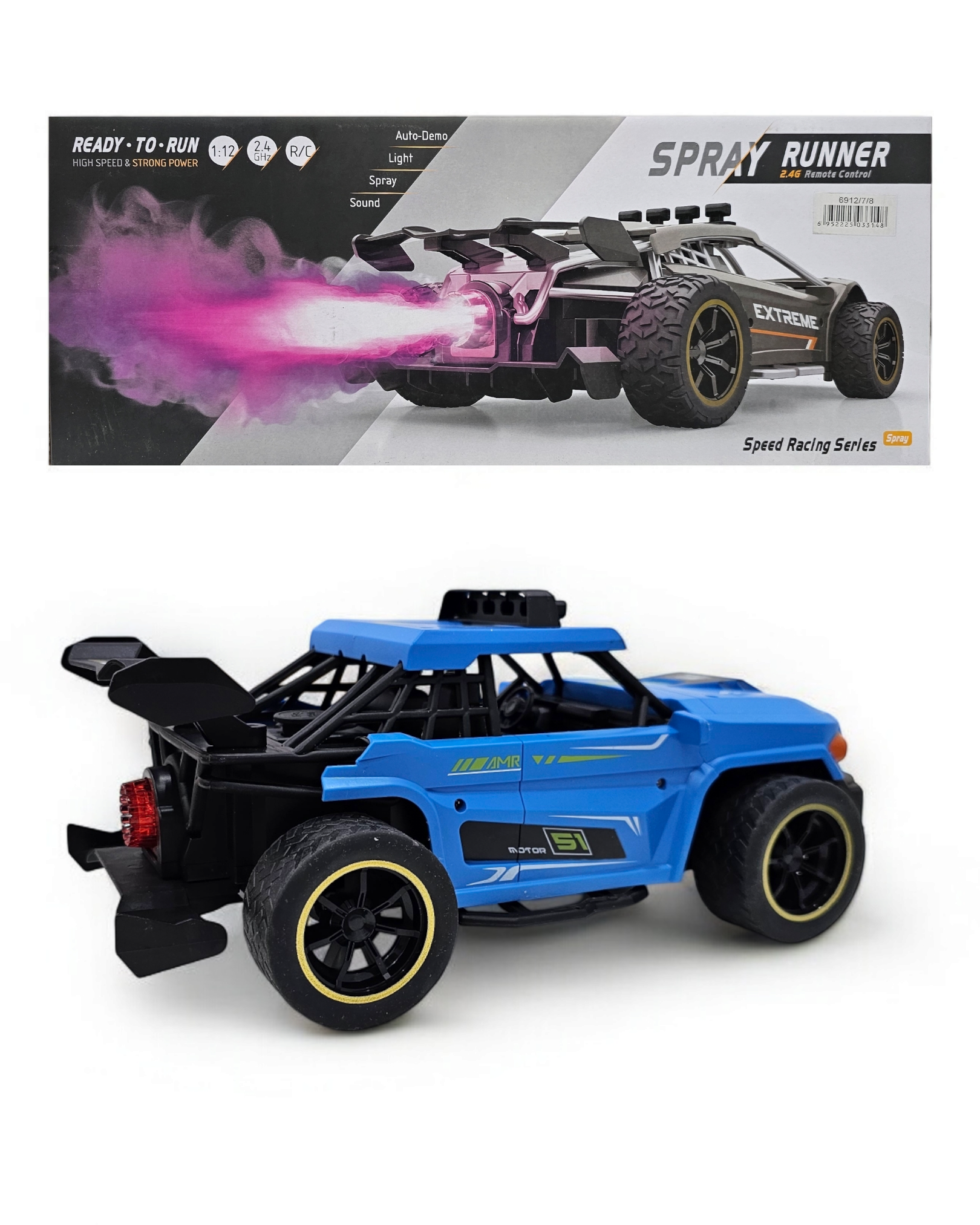 Spray Runner RC Car Toy